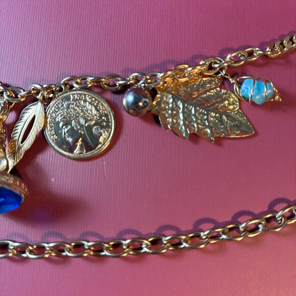 Vintage Bracelets Lot Coins Gypsy comes with Earrings & Heart Locket Mini - Picture 7 of 15